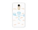 Funda Gel Tpu para Xiaomi Redmi Note 4  / Note 4 Pro Diseño Informatico Dibujos