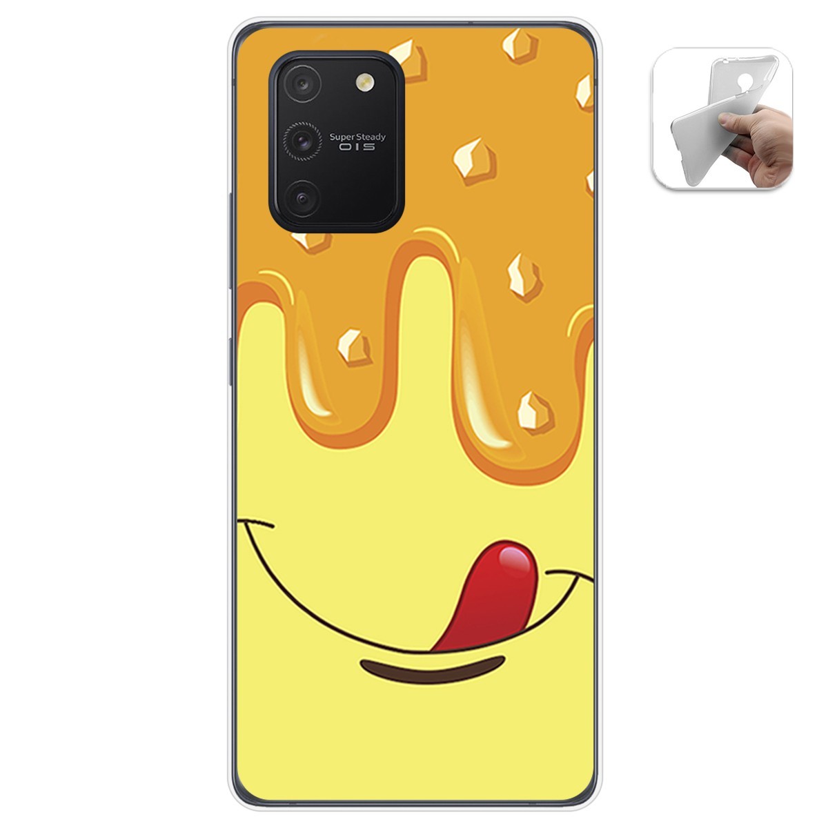 Funda Gel Tpu para Samsung Galaxy S10 Lite diseño Helado Vainilla Dibujos
