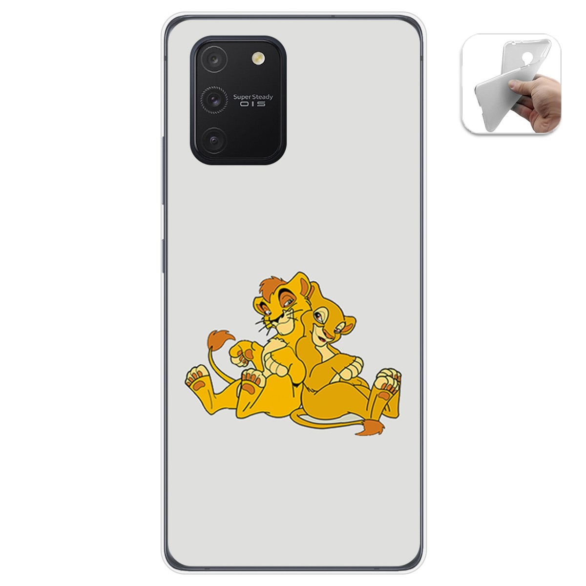 Funda Gel Tpu para Samsung Galaxy S10 Lite diseño Leones Dibujos