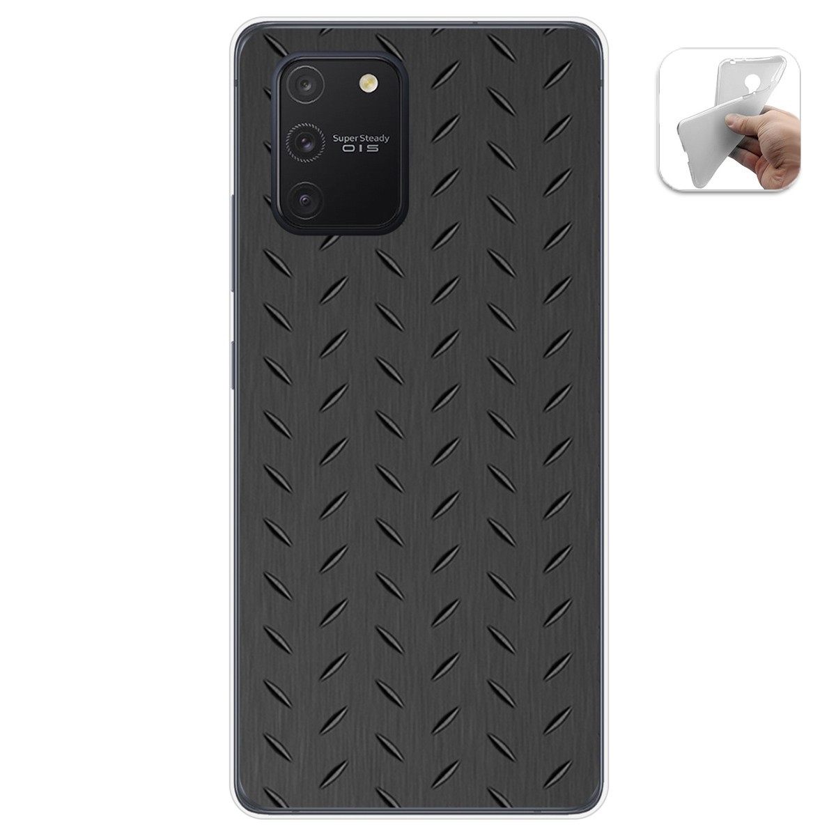 Funda Gel Tpu para Samsung Galaxy S10 Lite diseño Metal Dibujos