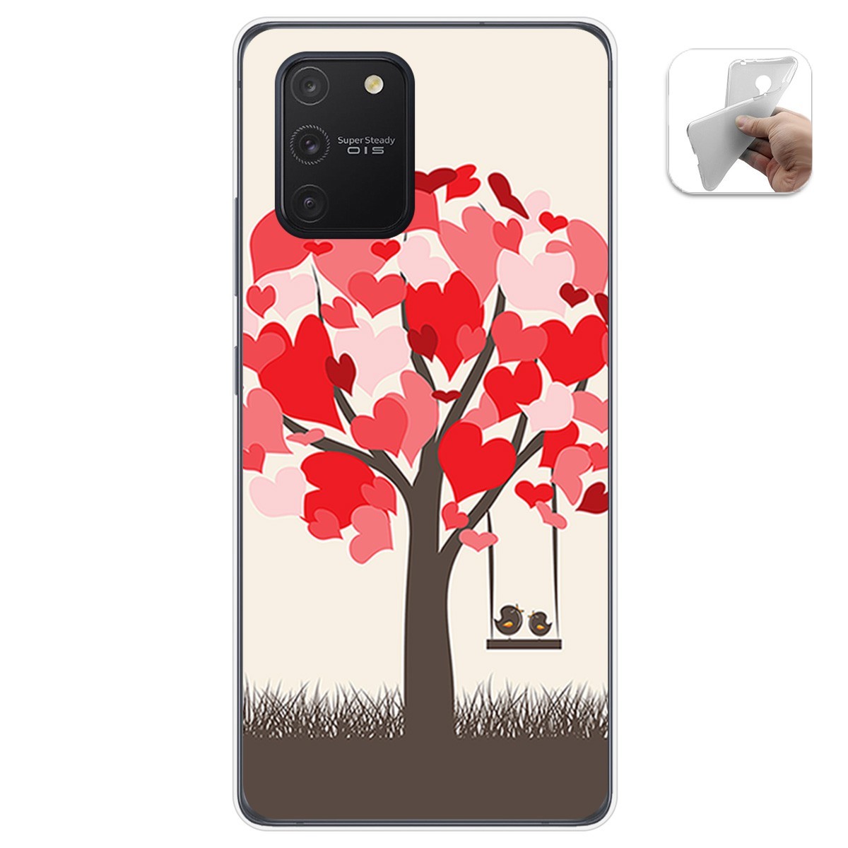 Funda Gel Tpu para Samsung Galaxy S10 Lite diseño Pajaritos Dibujos