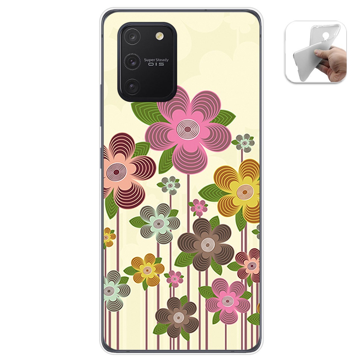 Funda Gel Tpu para Samsung Galaxy S10 Lite diseño Primavera En Flor Dibujos