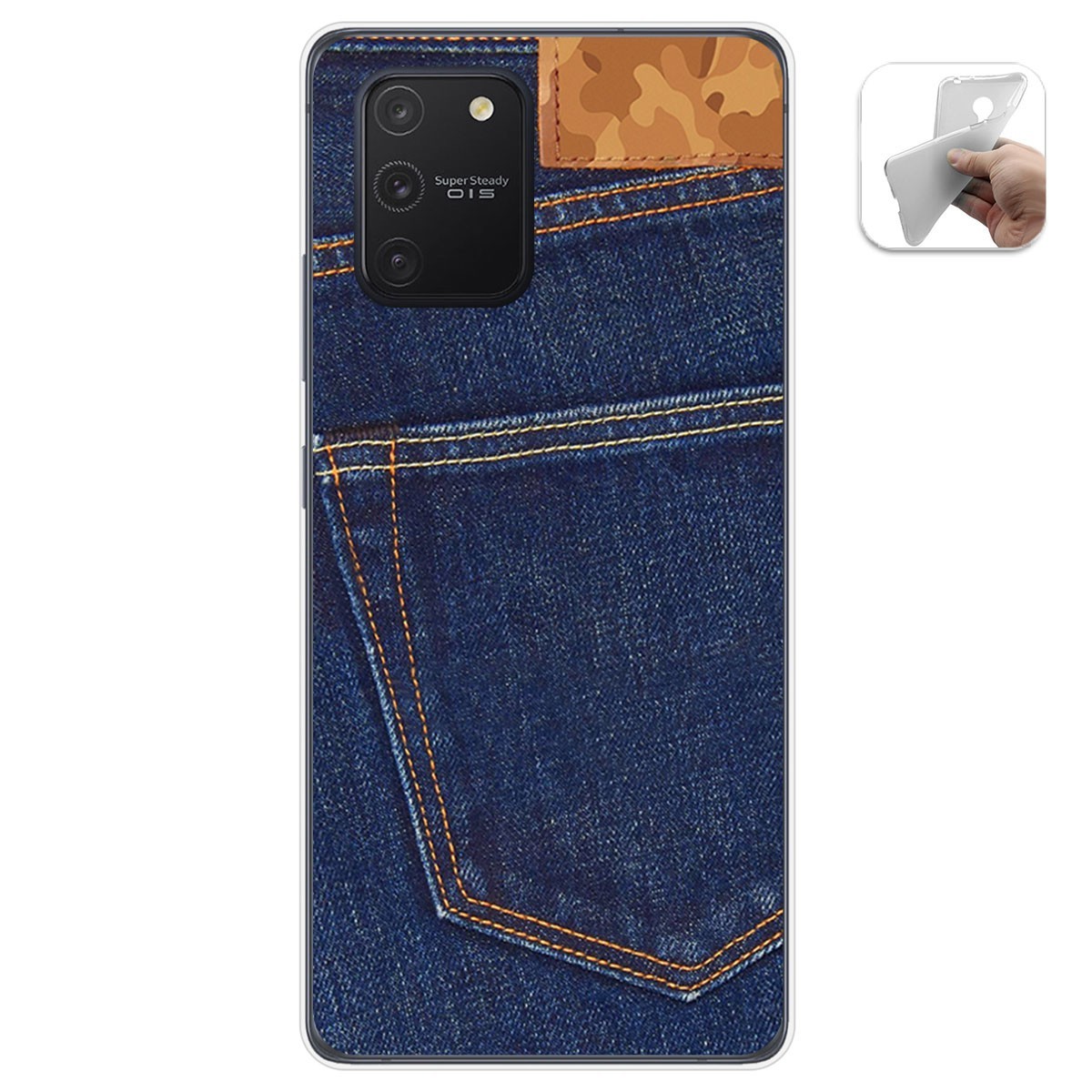 Funda Gel Tpu para Samsung Galaxy S10 Lite diseño Vaquero Dibujos