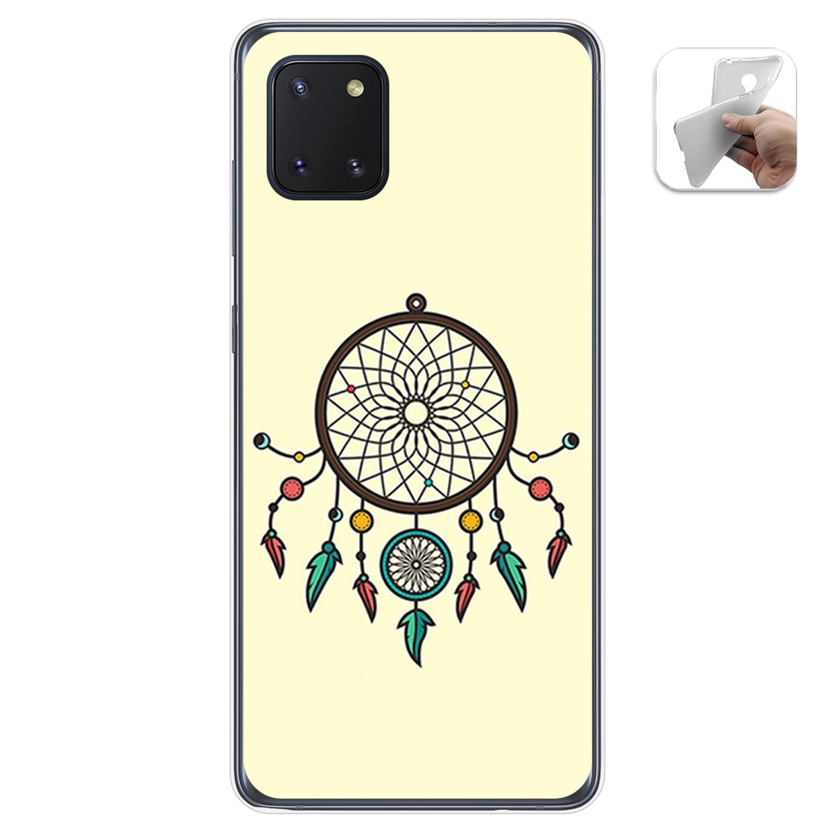 Funda Gel Tpu para Samsung Galaxy Note 10 Lite diseño Atrapasueños Dibujos