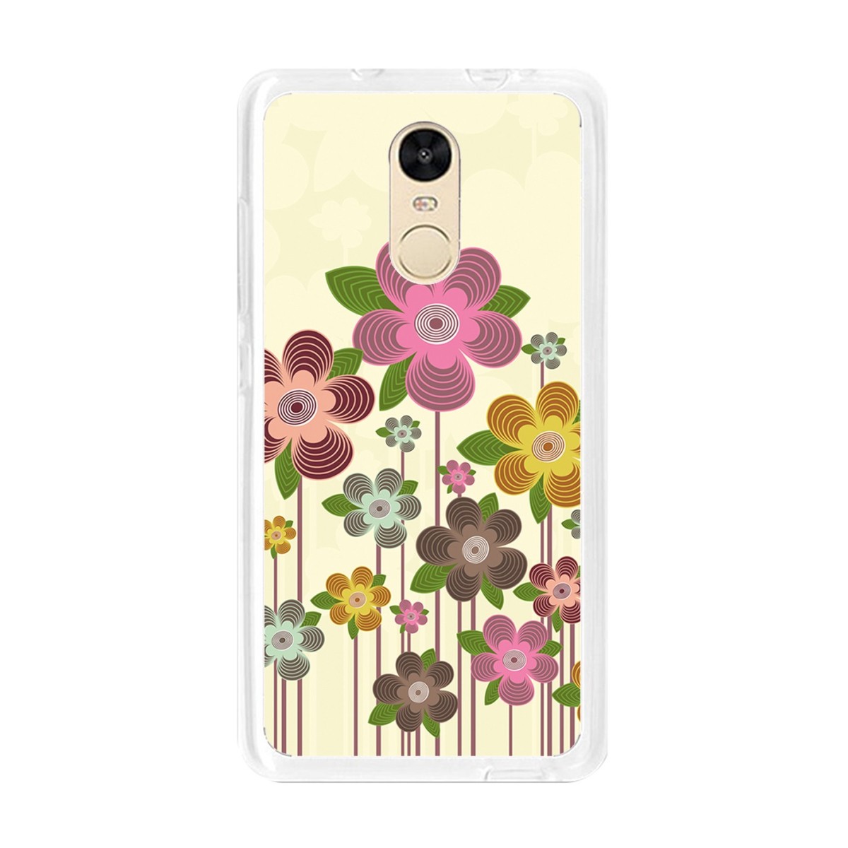 Funda Gel Tpu para Xiaomi Redmi Note 4  / Note 4 Pro Diseño Primavera En Flor Dibujos