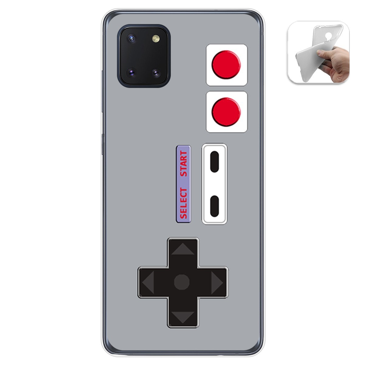 Funda Gel Tpu para Samsung Galaxy Note 10 Lite diseño Consola Dibujos