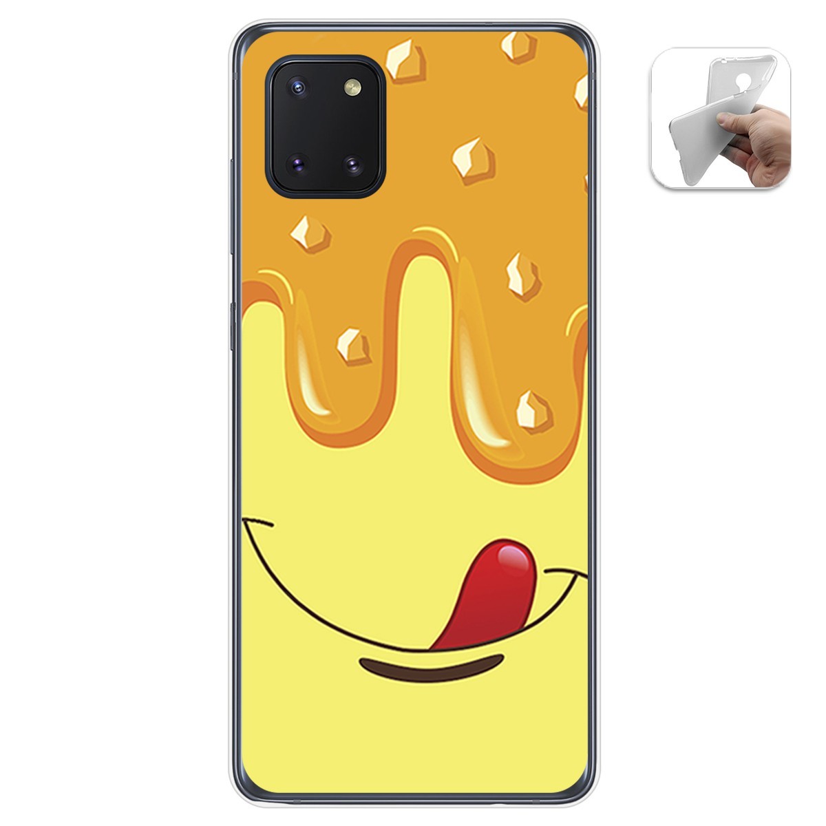 Funda Gel Tpu para Samsung Galaxy Note 10 Lite diseño Helado Vainilla Dibujos