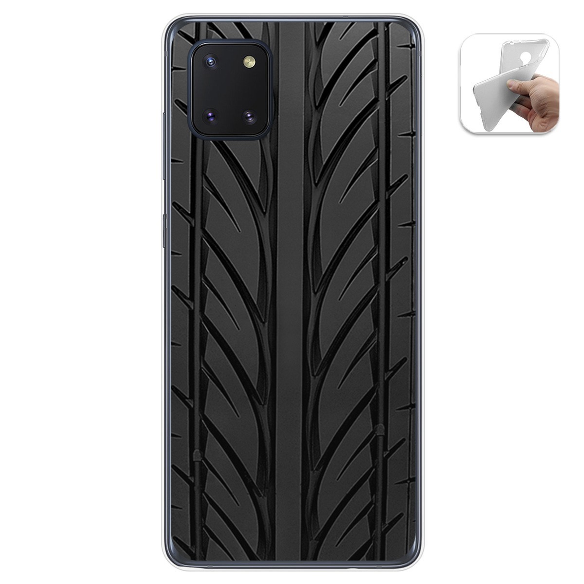 Funda Gel Tpu para Samsung Galaxy Note 10 Lite diseño Neumatico Dibujos