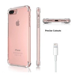 Funda Gel Tpu Anti-Shock Transparente para Iphone 7 Plus / 8 Plus 2