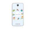 Funda Gel Tpu para Zte Blade L5 / L5 Plus Diseño Spring Birds Dibujos