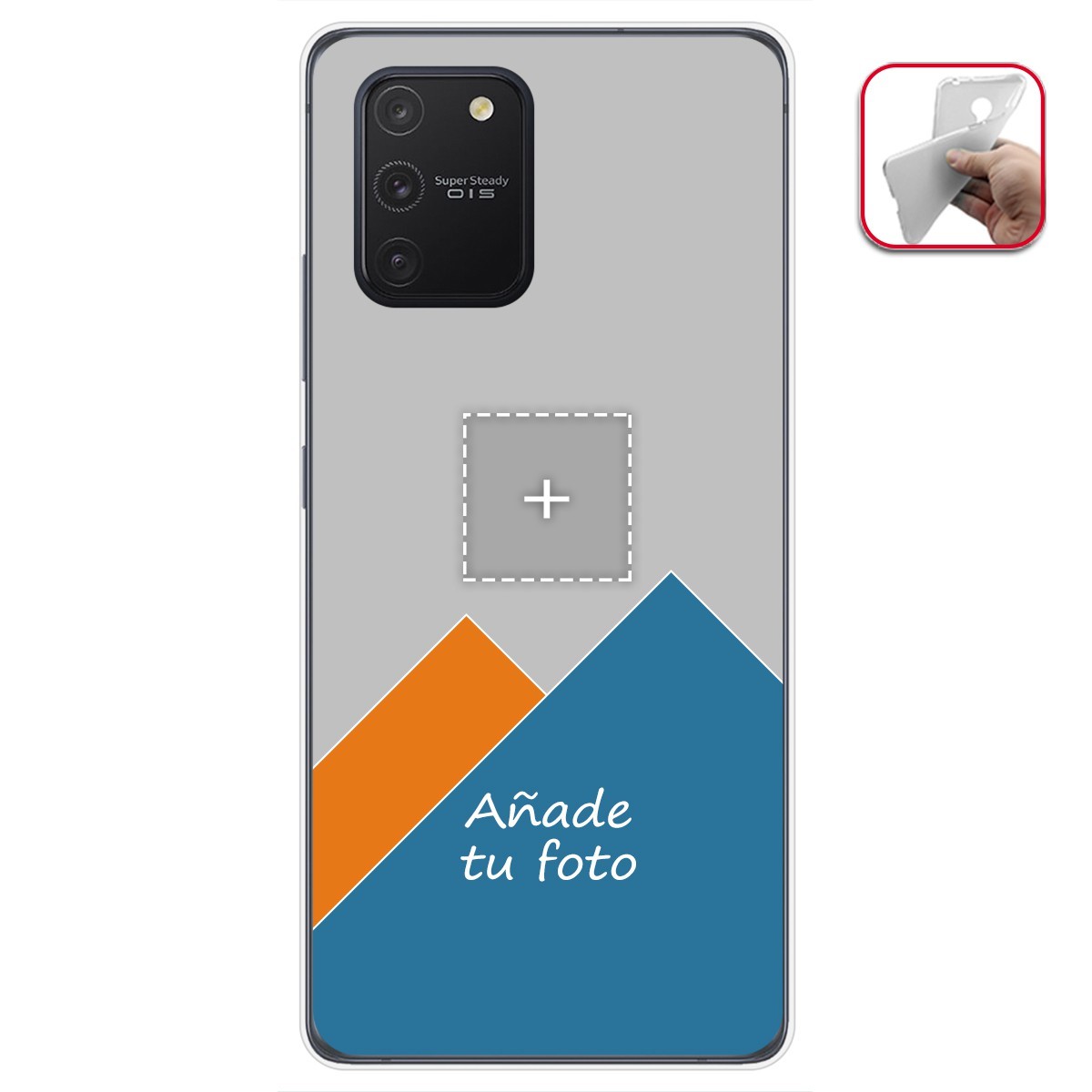 Personaliza tu Funda Gel Mate con tu Fotografia para Samsung Galaxy S10 Lite dibujo personalizada