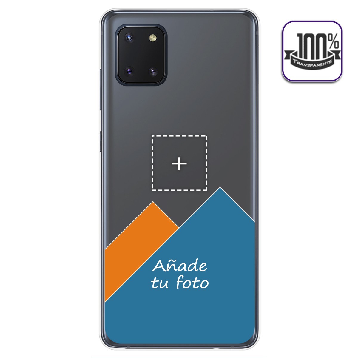 Personaliza tu Funda Gel 100% Transparente con tu Fotografia para Samsung Galaxy Note 10 Lite dibujo personalizada