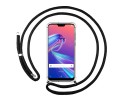 Funda Colgante Transparente para Asus Zenfone Max M2 con Cordon Negro