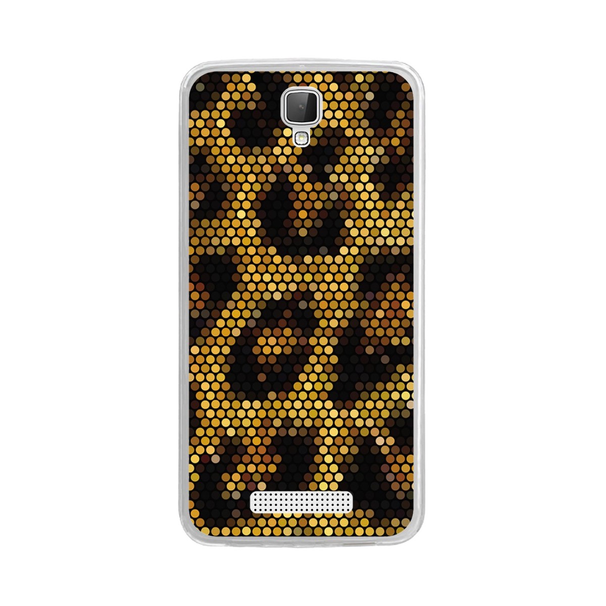 Funda Gel Tpu para Zte Blade L5 / L5 Plus Diseño Leopardo Dibujos