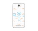 Funda Gel Tpu para Zte Blade L5 / L5 Plus Diseño Informatico Dibujos