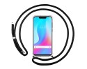 Funda Colgante Transparente para Huawei P Smart Plus con Cordon Negro
