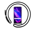 Funda Colgante Transparente para Huawei P30 Lite con Cordon Negro
