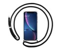 Funda Colgante Transparente para Iphone Xr con Cordon Negro