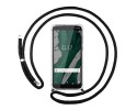 Funda Colgante Transparente para Nokia 1 Plus con Cordon Negro