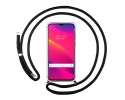 Funda Colgante Transparente para Oppo A5 2020 con Cordon Negro