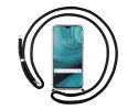Funda Colgante Transparente para Oppo Ax7 con Cordon Negro