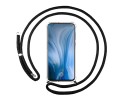 Funda Colgante Transparente para Oppo Reno con Cordon Negro