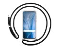 Funda Colgante Transparente para Oppo Reno 10x Zoom con Cordon Negro