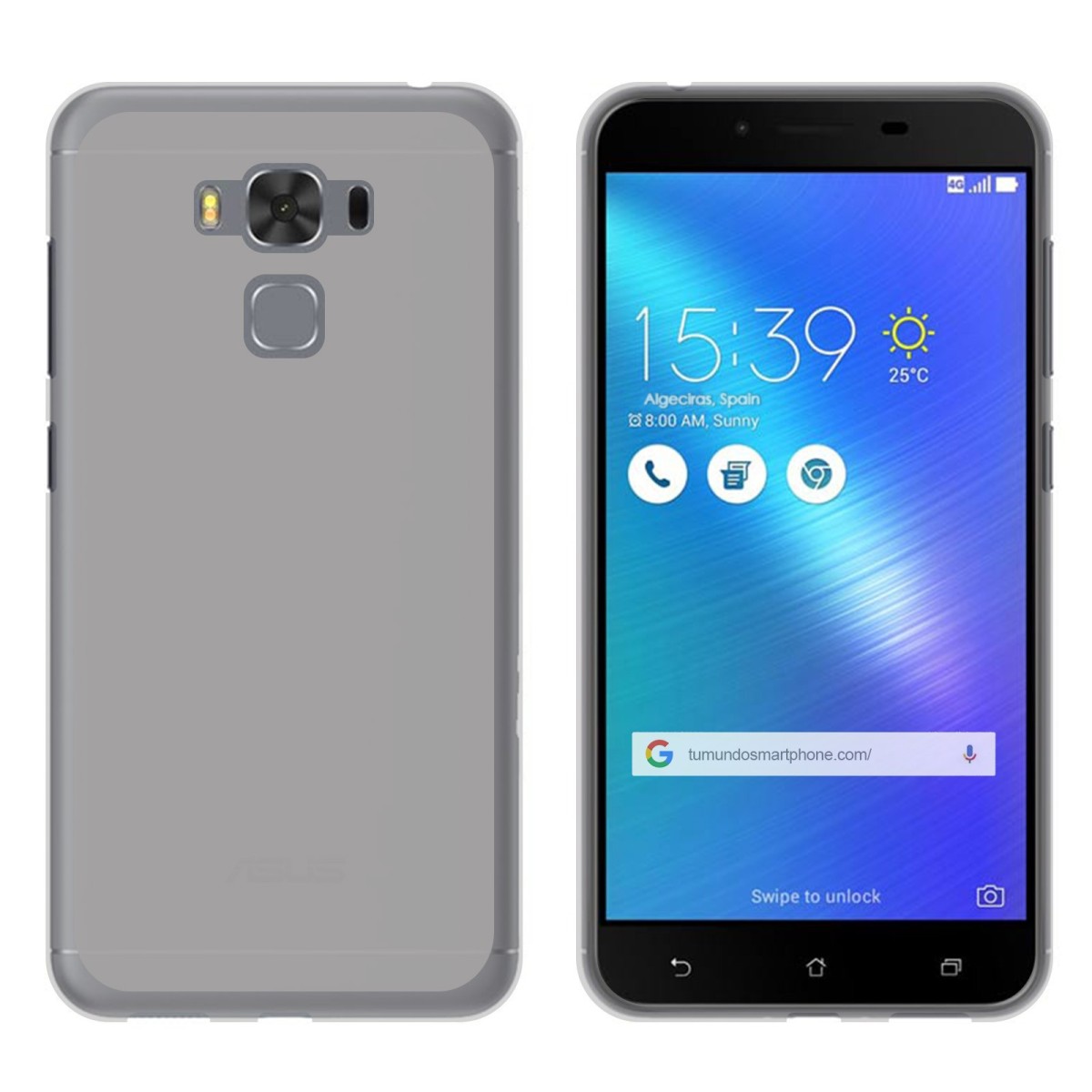 Funda Gel Tpu para Asus Zenfone 3 Max 5.5" Zc553Kl Color Transparente