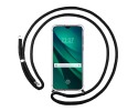Funda Colgante Transparente para Oppo RX17 Pro con Cordon Negro