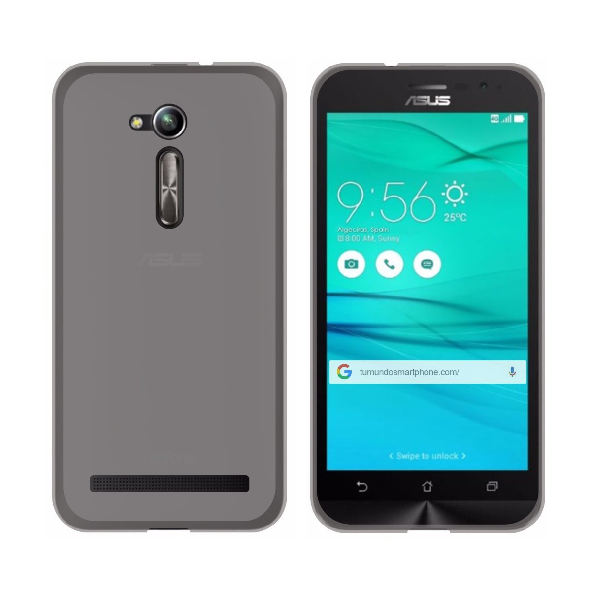 Funda Gel Tpu para Asus Zenfone Go 5" (Zb500Kl) Color Transparente