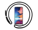 Funda Colgante Transparente para Samsung Galaxy A20e 5.8 con Cordon Negro