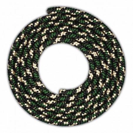 Funda Colgante Transparente para Samsung Galaxy A6 (2018) con Cordon Verde / Dorado