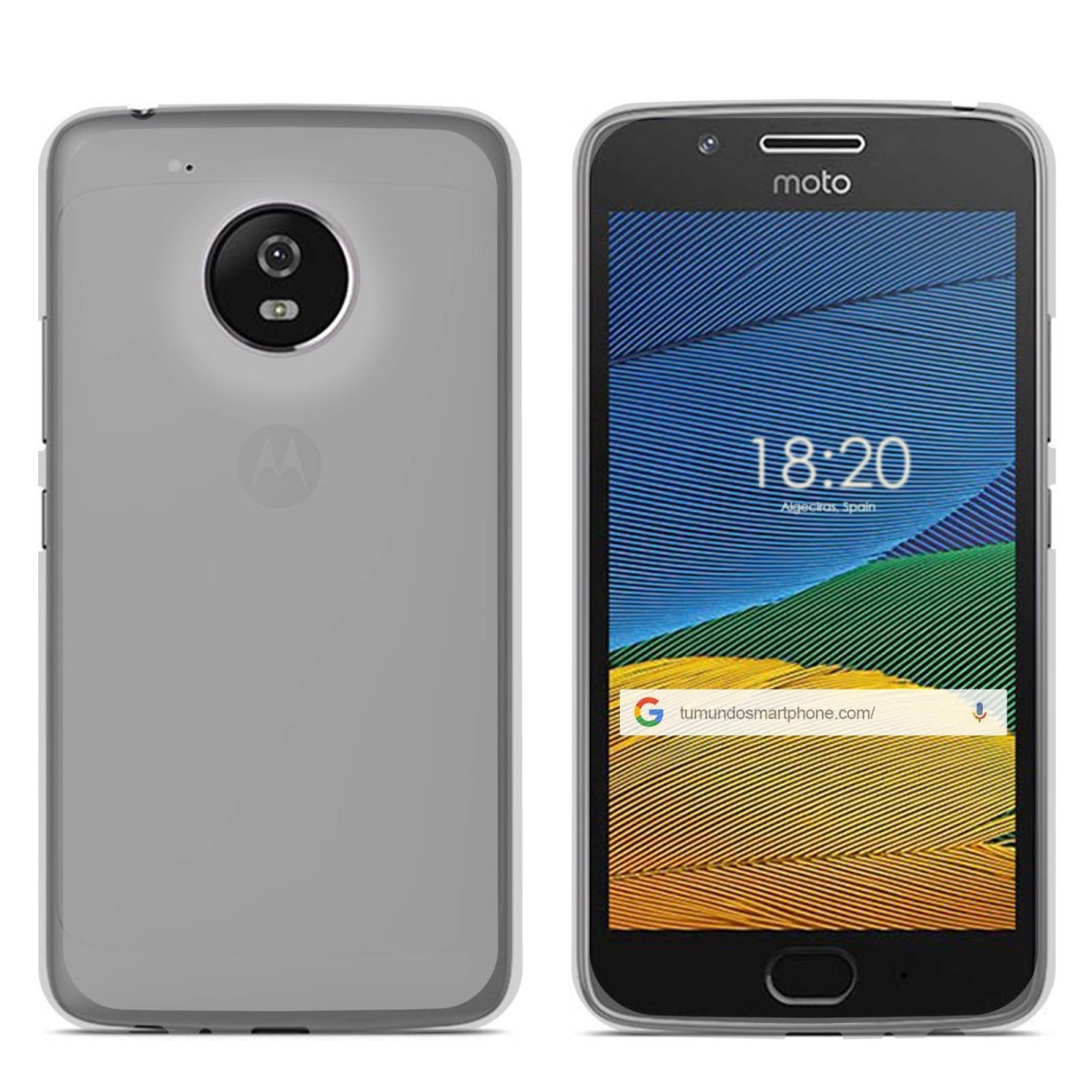 Funda Gel Tpu para Lenovo Moto G5 Color Transparente