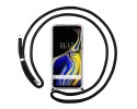 Funda Colgante Transparente para Samsung Galaxy Note 9 con Cordon Negro