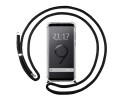 Funda Colgante Transparente para Samsung Galaxy S9 Plus con Cordon Negro