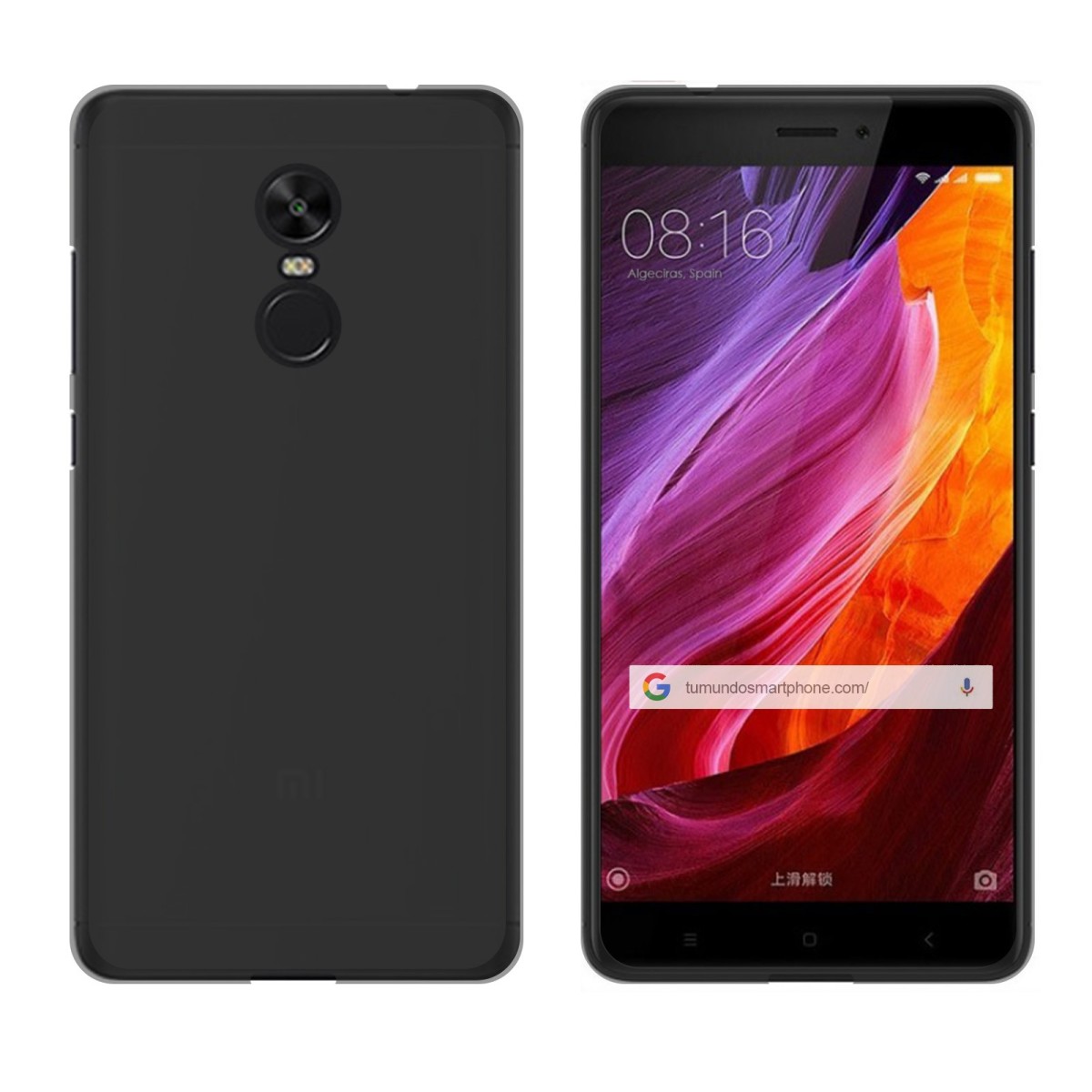 Funda Gel Tpu para Xiaomi Redmi Note 4X / Note 4 Version Global Color Negra