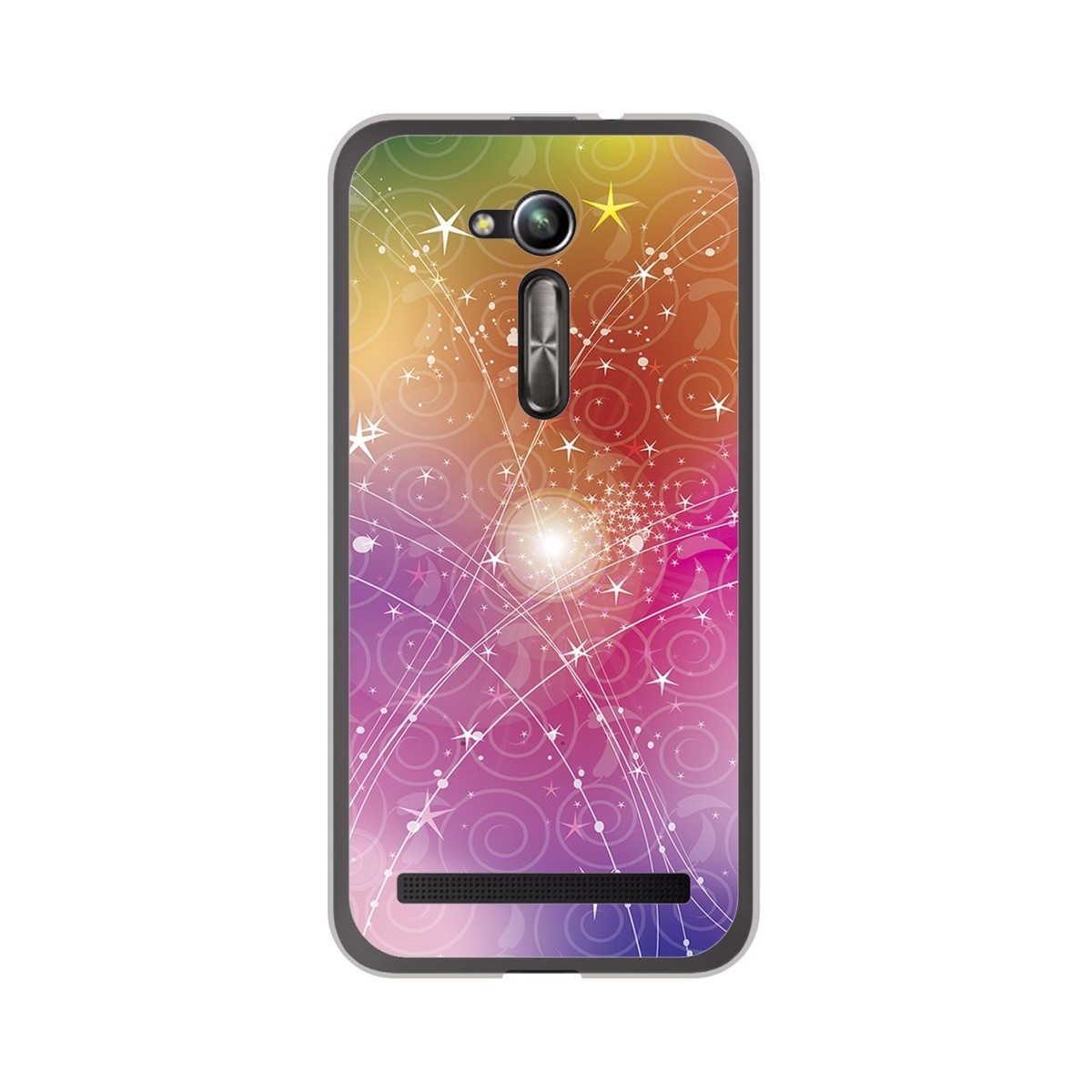 Funda Gel Tpu para Asus Zenfone Go 5" (Zb500Kl) Diseño Abstracto Dibujos