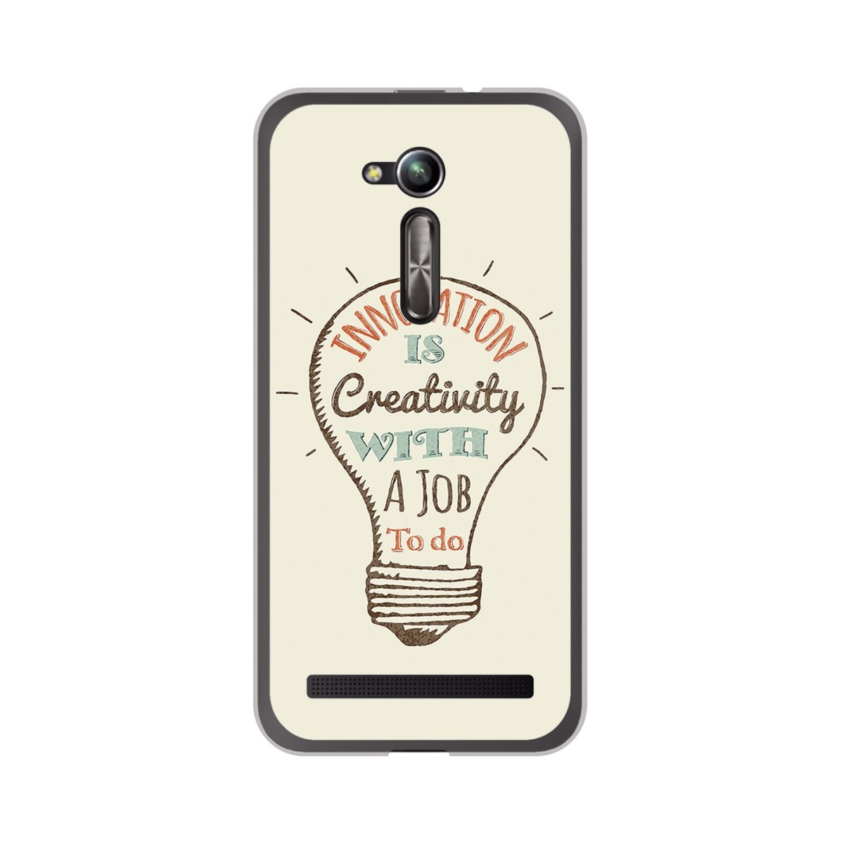 Funda Gel Tpu para Asus Zenfone Go 5" (Zb500Kl) Diseño Creativity Dibujos