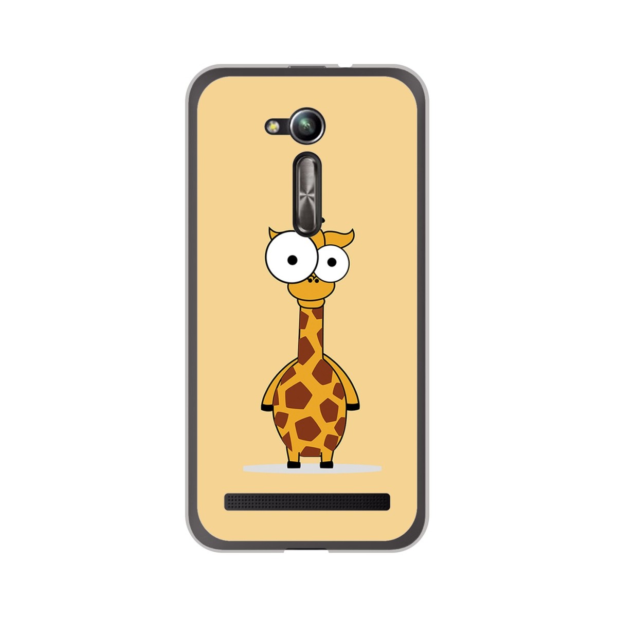 Funda Gel Tpu para Asus Zenfone Go 5" (Zb500Kl) Diseño Jirafa Dibujos