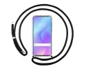 Funda Colgante Transparente para Xiaomi Mi 9T / Mi 9T Pro con Cordon Negro