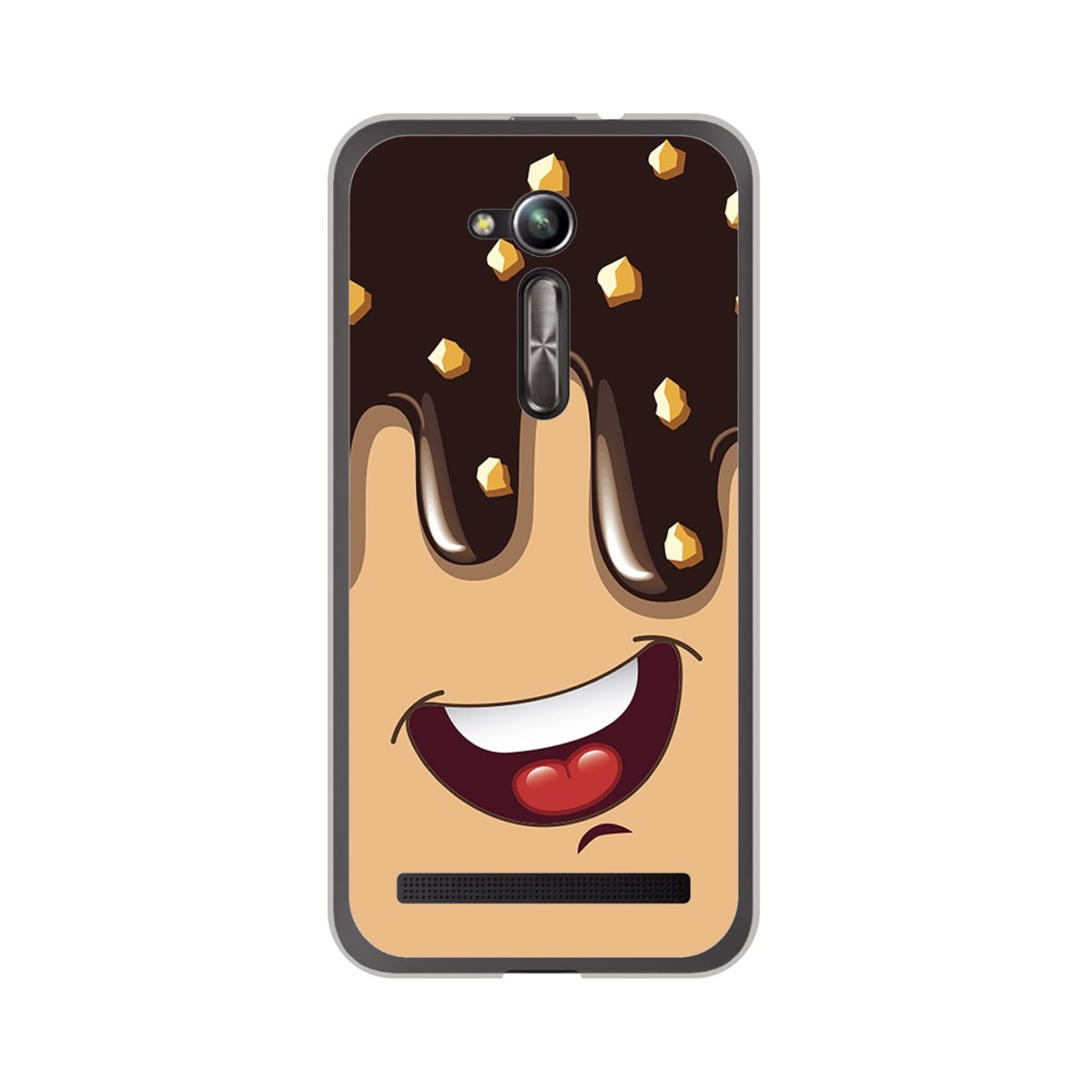 Funda Gel Tpu para Asus Zenfone Go 5" (Zb500Kl) Diseño Helado Chocolate Dibujos
