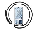 Funda Colgante Transparente para Xiaomi Mi Note 10 con Cordon Negro