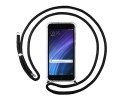 Funda Colgante Transparente para Xiaomi Redmi 4 con Cordon Negro