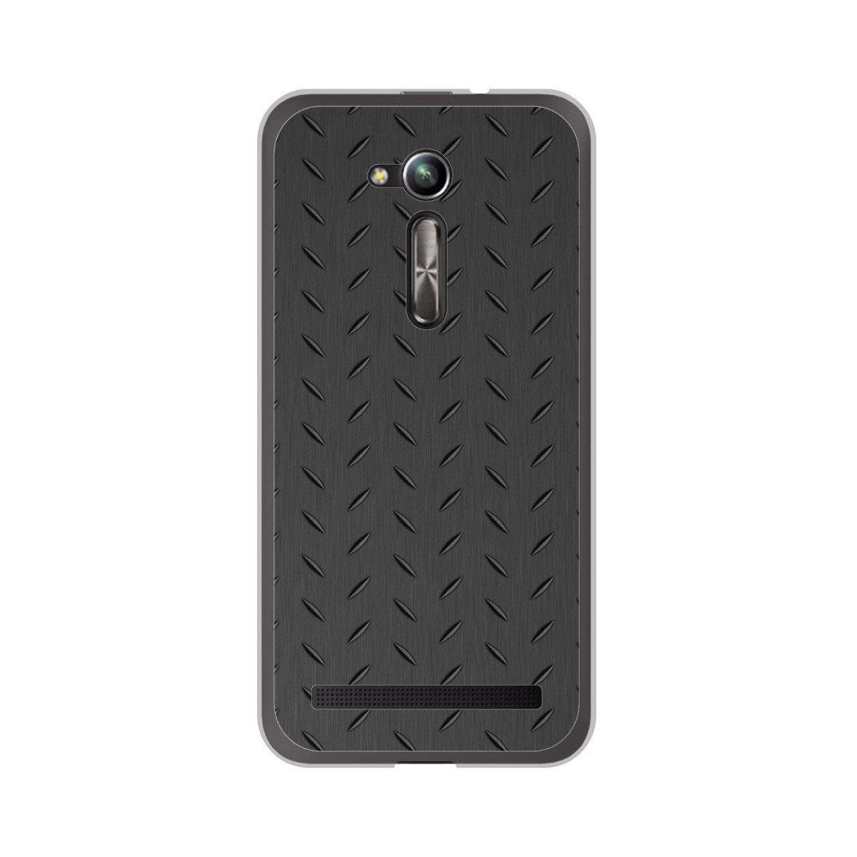 Funda Gel Tpu para Asus Zenfone Go 5" (Zb500Kl) Diseño Metal Dibujos