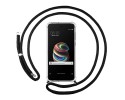 Funda Colgante Transparente para Xiaomi Redmi 5A 5 con Cordon Negro