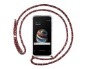 Funda Colgante Transparente para Xiaomi Redmi 5A 5 con Cordon Rosa / Dorado