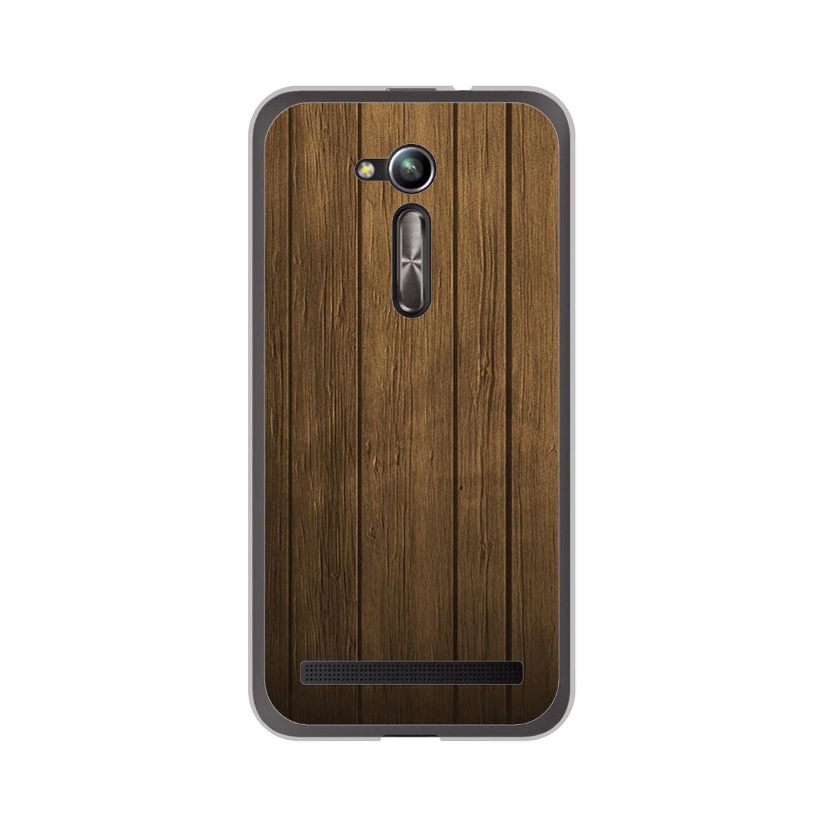 Funda Gel Tpu para Asus Zenfone Go 5" (Zb500Kl) Diseño Madera Dibujos
