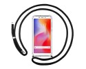 Funda Colgante Transparente para Xiaomi Redmi 6 con Cordon Negro