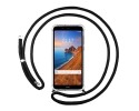 Funda Colgante Transparente para Xiaomi Redmi 7A con Cordon Negro