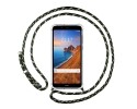 Funda Colgante Transparente para Xiaomi Redmi 7A con Cordon Verde / Dorado